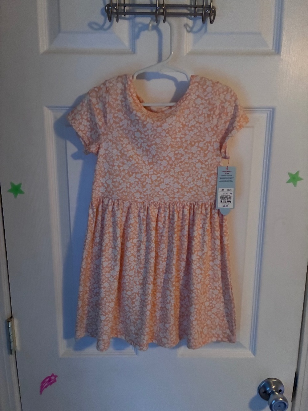Toddler Girls Yellow Floral Dress